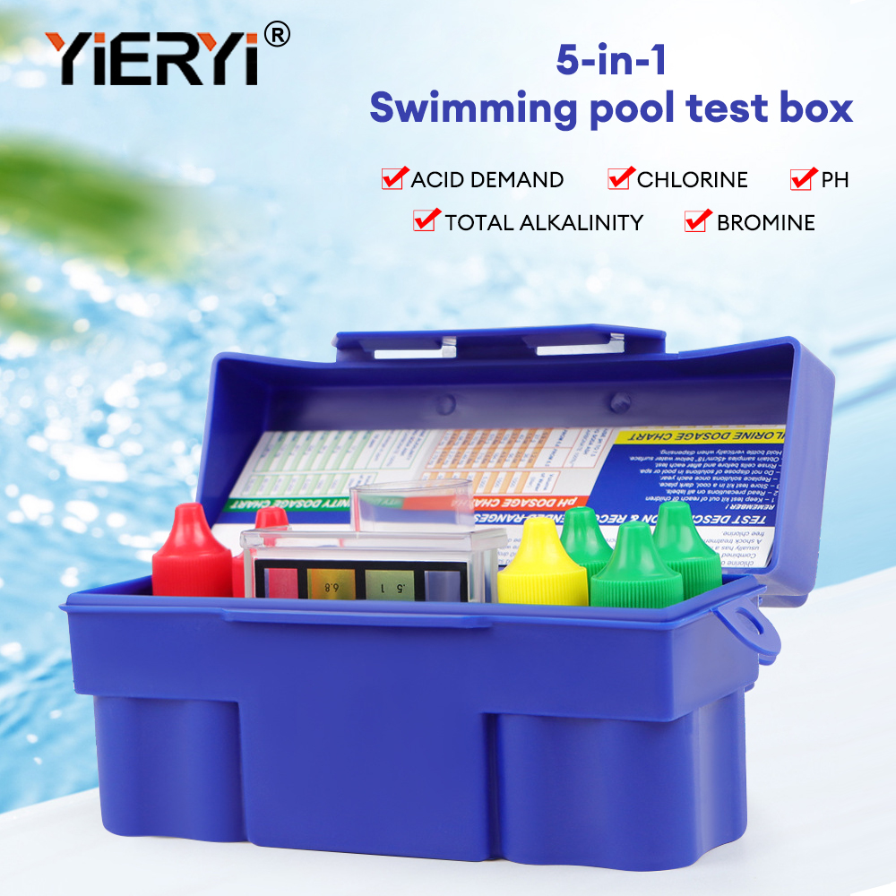 Marine Aquarium Water Test Kit - Yieryi 5-ходовой тестовый комплект для бассейна