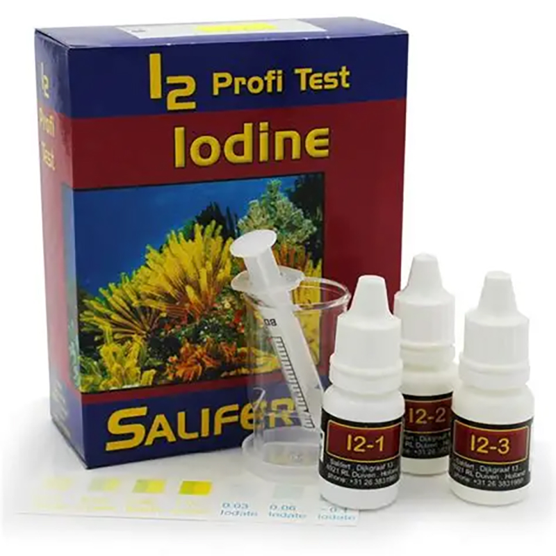 Marine Aquarium Water Test Kit - Salifert Iodine I2 Profi-Test - Высокоточный