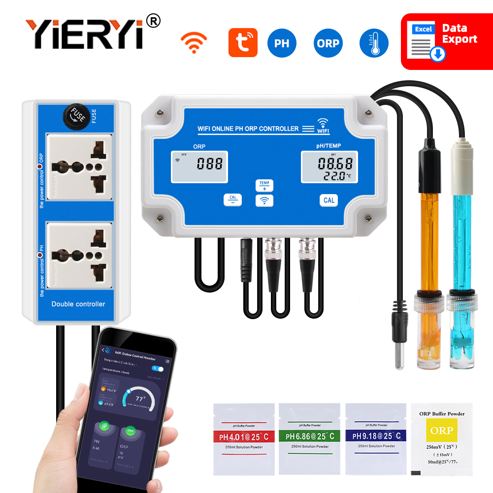 Marine Aquarium Water Test Kit - Умный Wi-Fi онлайн-измеритель PH ORP Temp,