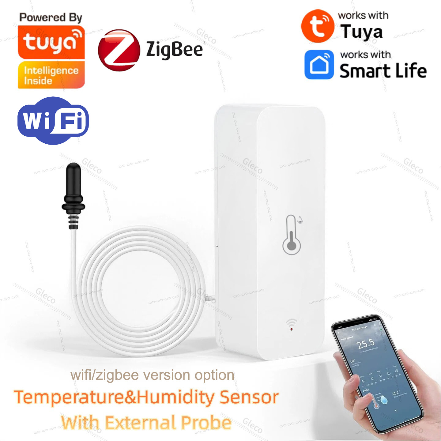 Aquarium Marine Plants - Датчик температуры и влажности Tuya Wifi
