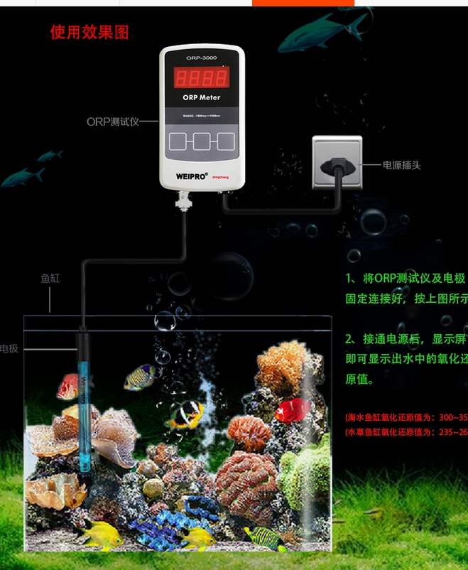 Измеритель ОВП AQUARIUM WEIPRO – обзор и цена Marine Aquarium Orp
