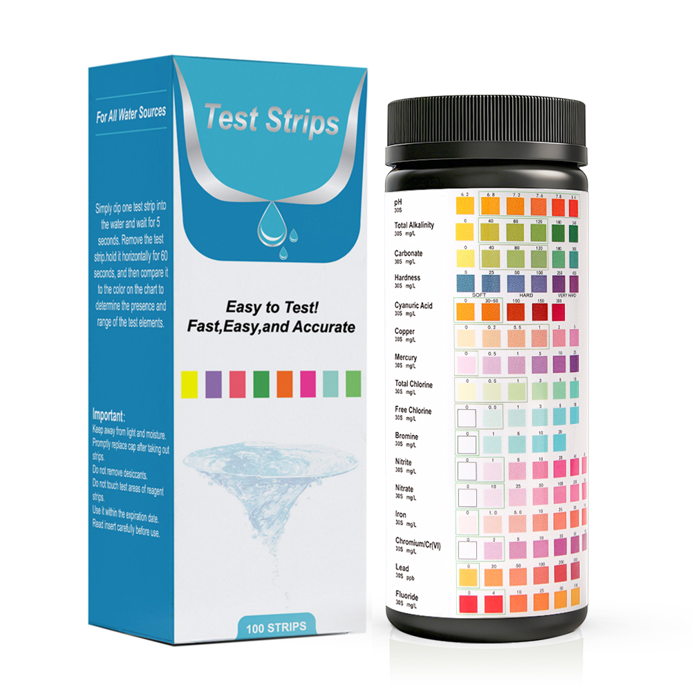 Тест-полоски Yieryi 16 в 1 для – обзор и цена Marine Aquarium Water Test Kit
