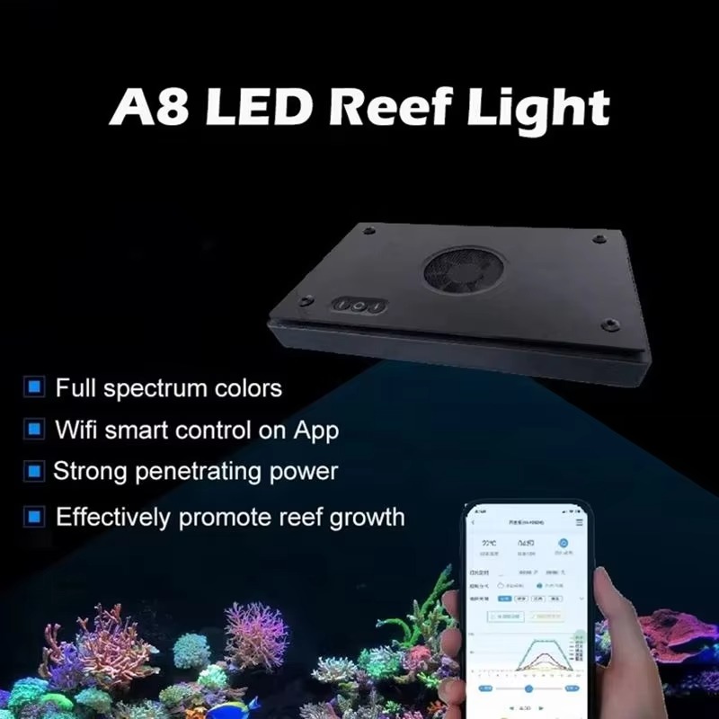Светодиодный светильник A8Pro  – обзор и цена Aquarium Marine Blue