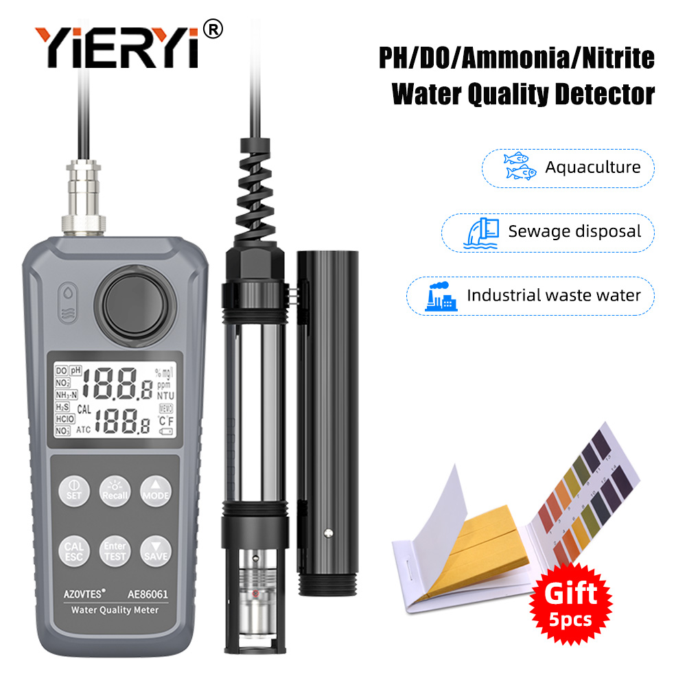 Yieryi Ae86061 5-в-1 тестер ка – обзор и цена Marine Aquarium Water Test Kit