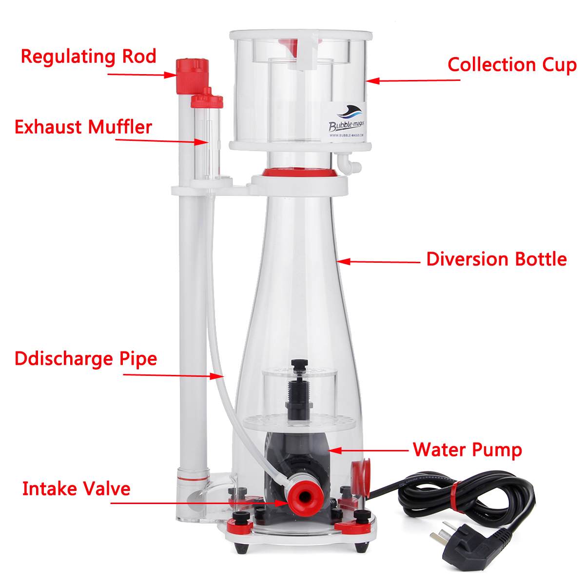 220В Внутренний протеиновый ск – обзор и цена Marine Aquarium Protein Skimmer