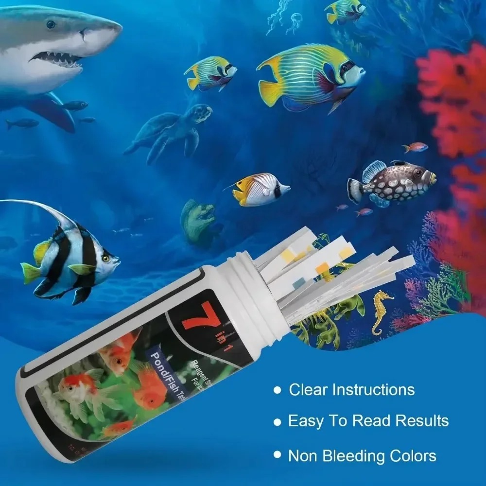 Тест-полоска для аквариума, ко – обзор и цена Marine Aquarium Water Test Kit